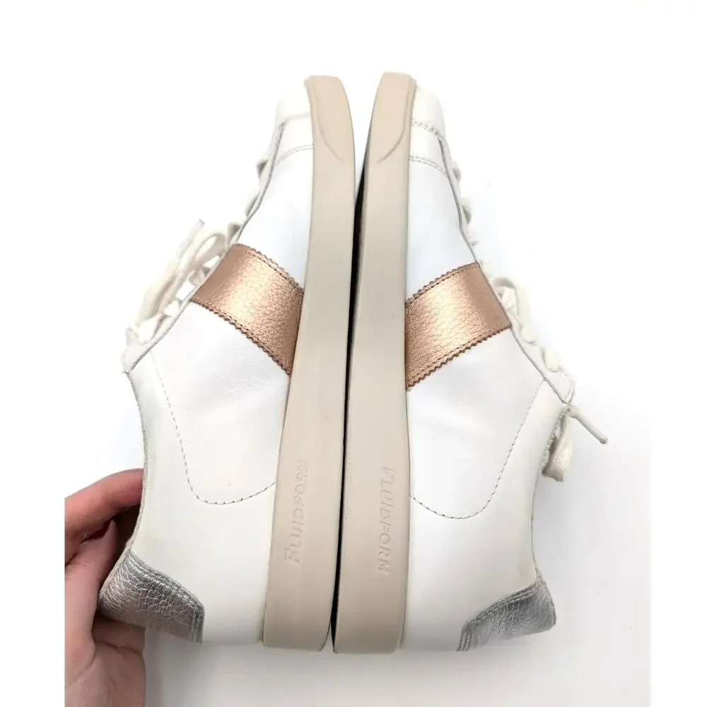 Ecco Street Lite Retro Sneaker Shoes Women's White Size US10-10.5 EU41